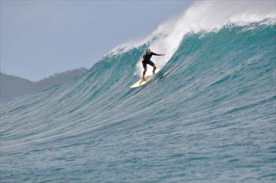 Popoyo Outer Reef:  Double Overhead Plus,  Clean