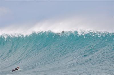 Popoyo Outer Reef:  Double Overhead Plus,  Clean