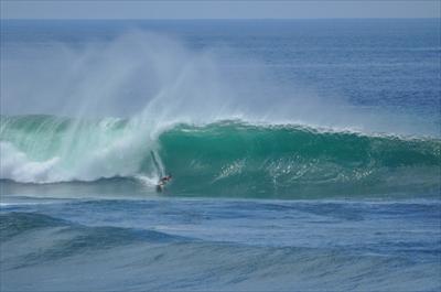 Popoyo Outer Reef:  Double Overhead Plus,  Glassy