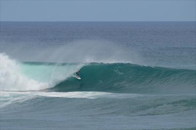 Popoyo Outer Reef:  Overhead,  Clean