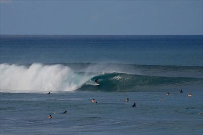 Popoyo Outer Reef:  Double Overhead,  Clean