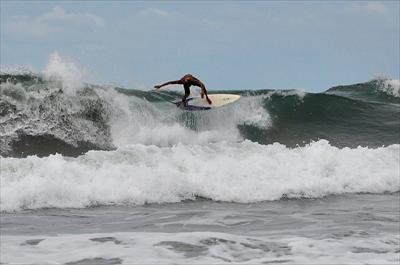 Playa Colorado:  Head High,  Stormy And Unsurfable