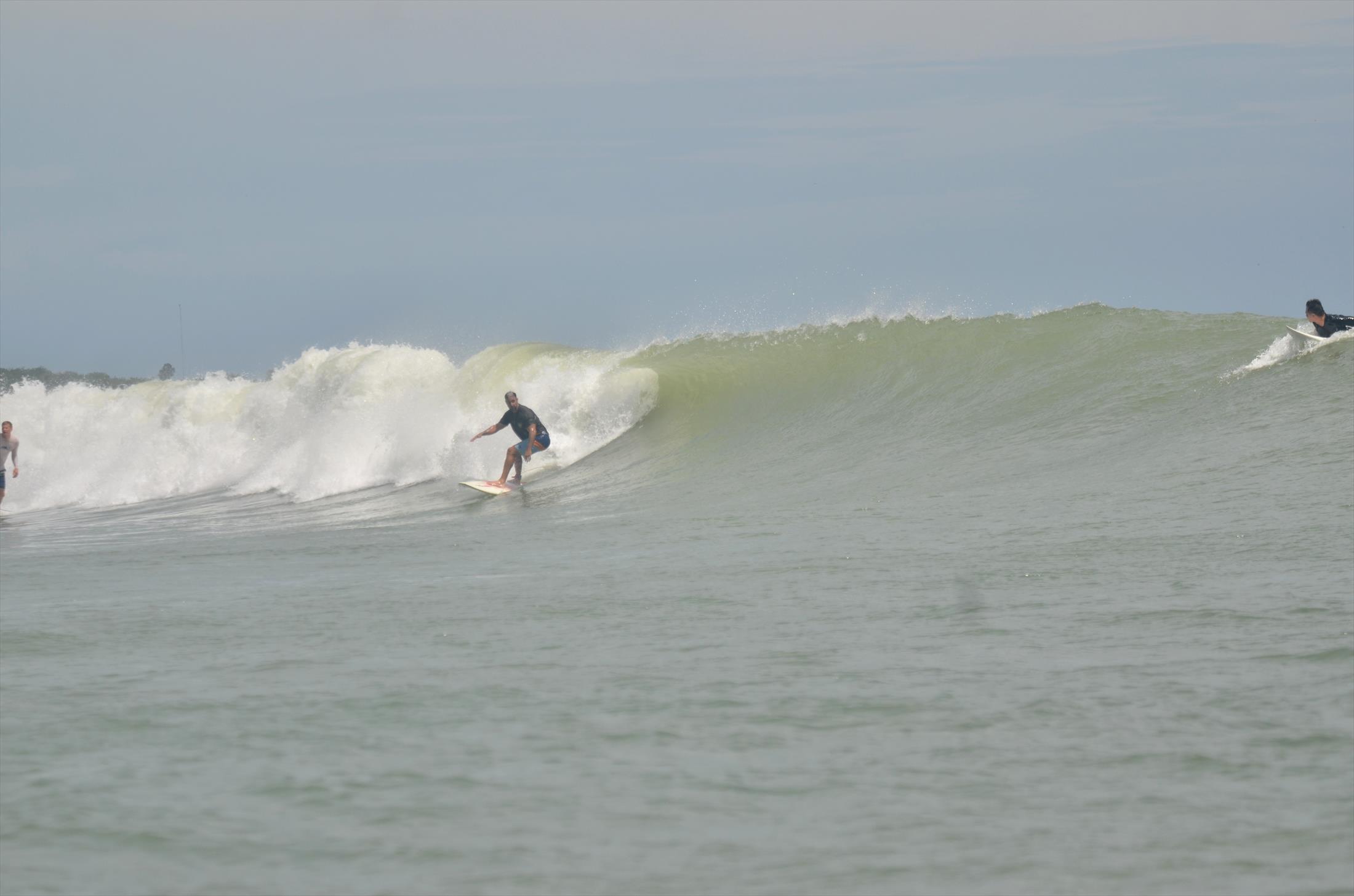 Lances Left  Surfing Nahua